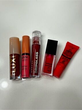 NYX Butter Gloss & Mixed Red Lip Gloss Set - Assorted Red and Pink Shades